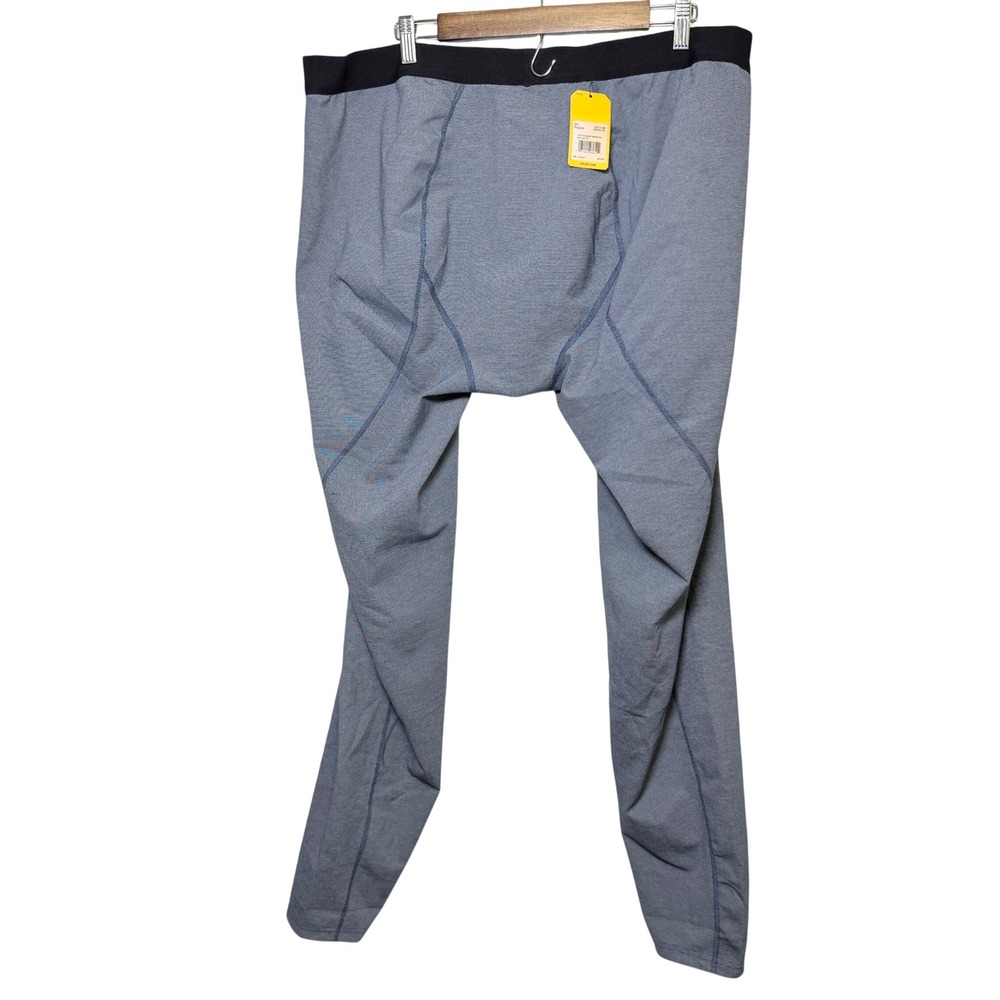 Carhartt Force Heavyweight Base Layer Pants Navy Heather 3XL MBL112B-NVY Mens - Picture 3 of 8